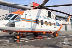 Глава МЧС России осмотрел новый вертолет Ми-38ПС