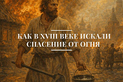 «Пожарный мужик»: как в XVIII веке искали спасение от огня